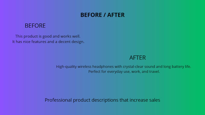 high converting product descriptions
