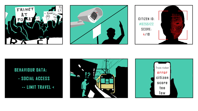 draw storyboards for animation
