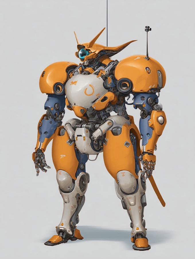 illustrate your mecha, robot and armored characters