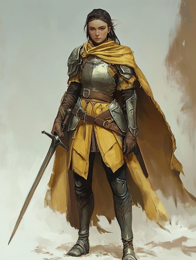 fantasy dnd character illustration
