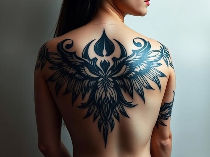 create custom and detailed tribal tattoo design