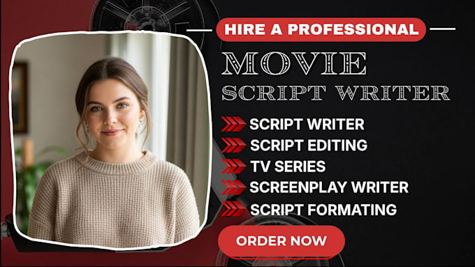 write movie script screenwriting feature film script screenplay TV script