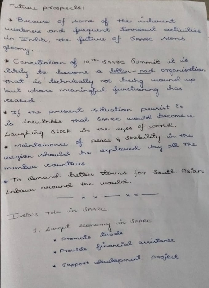 do handwritten notes and pdf documentation