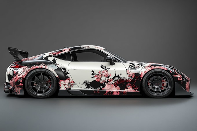 design high quality car wrap and vehicle wrap