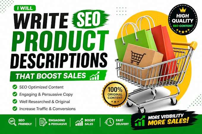 write SEO product descriptions that boost sales