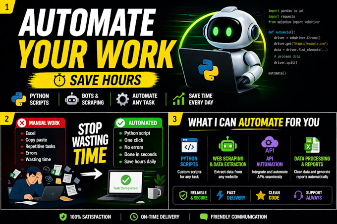 automate tasks using python
