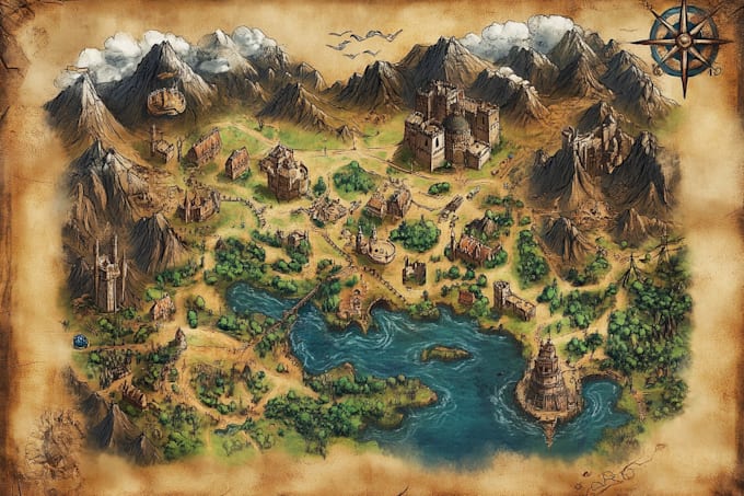 create the map of your fantasy world