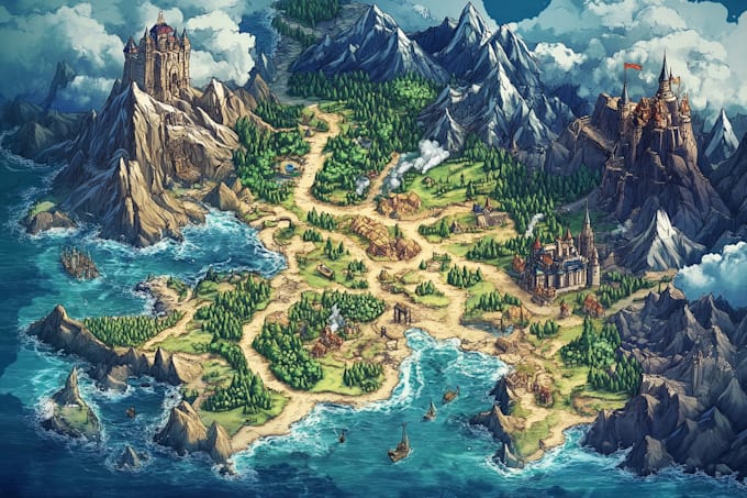 create the map of your fantasy world