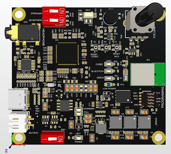 design schematics, custom pcb design, gerber files and bom