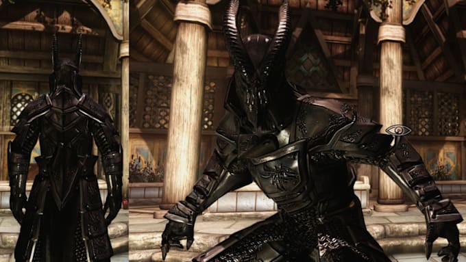 custom armor weapons or character for skyrim fallout 4 resident