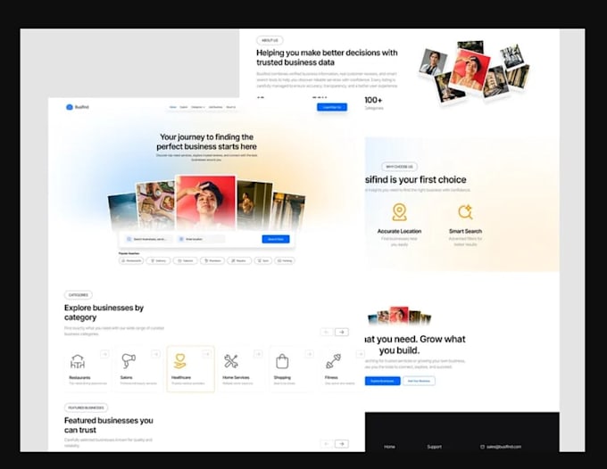 design and build business directory listing website,wordpress directory website