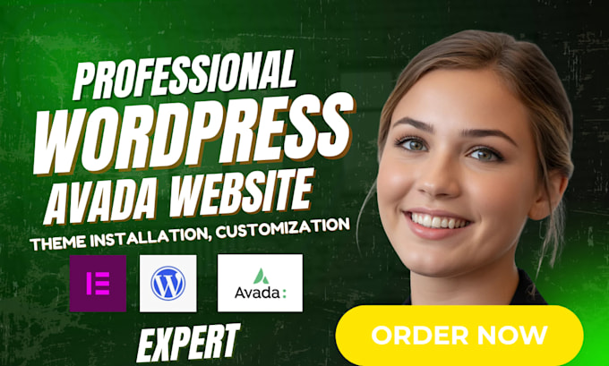 design avada wordpress website avada theme customization, redesign and fix avada