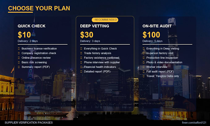 audit your china supplier before you pay