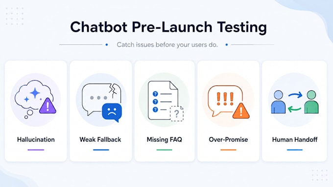 test your ai chatbot before launch and provide a QA issue report