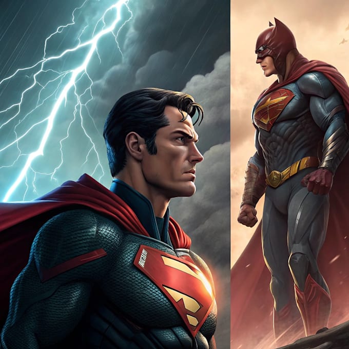 create high quality superhero comic art and illustrations