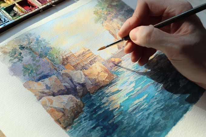paint a watercolor portrait