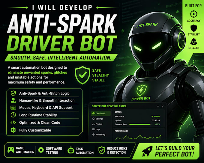 develop anti spark driver bot and detection