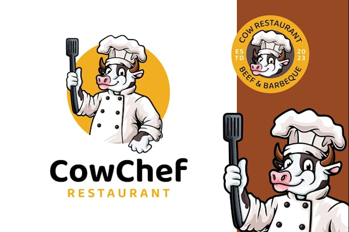 do modern hgih quality outstanding beef logo