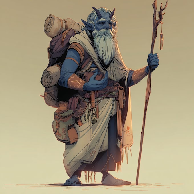 Design your original and dnd character art with my art style by Rasmus ...