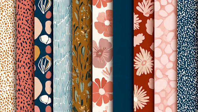 create trendy and high quality seamless patterns