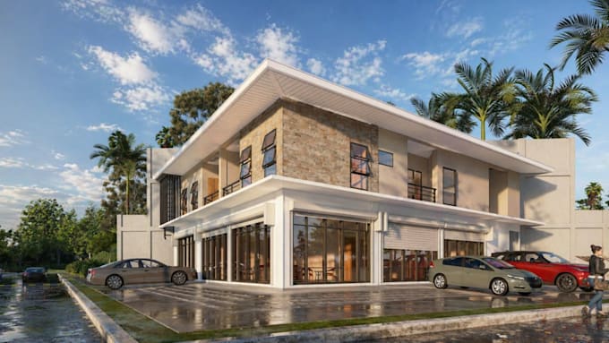 be your architectural draftsman in revit and lumion
