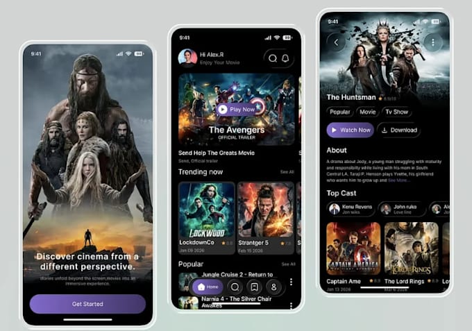 develop ai music streaming app, live streaming app, ott app, video streaming app
