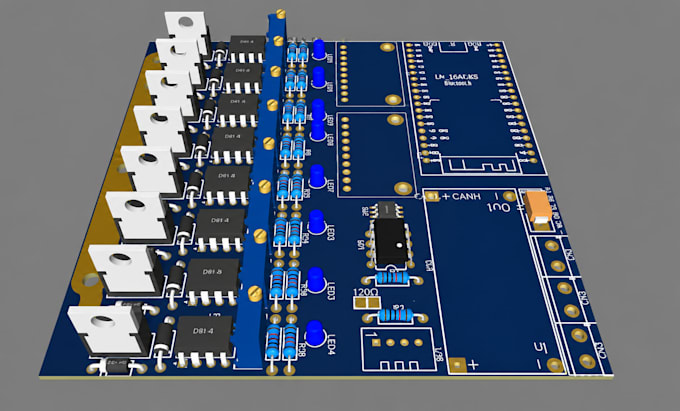 design kicad pcb schematic layout gerber for esp32 arduino iot