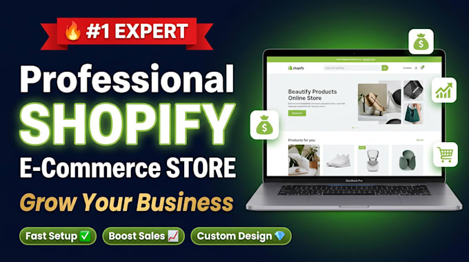build an automated shopify dropshipping store website