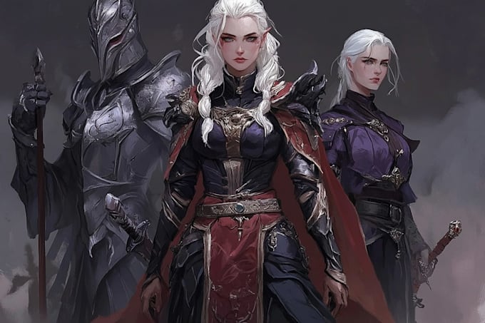 Fansinating Characters Create original characters, fanart, and fantasy portraiture by Mauricio ...