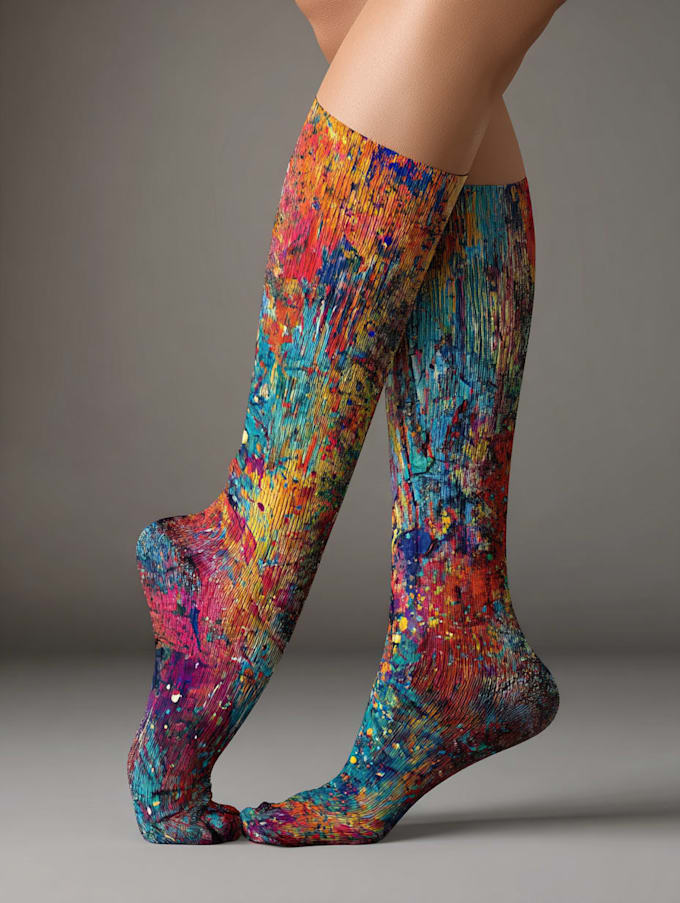 unique socks design and custom socks design