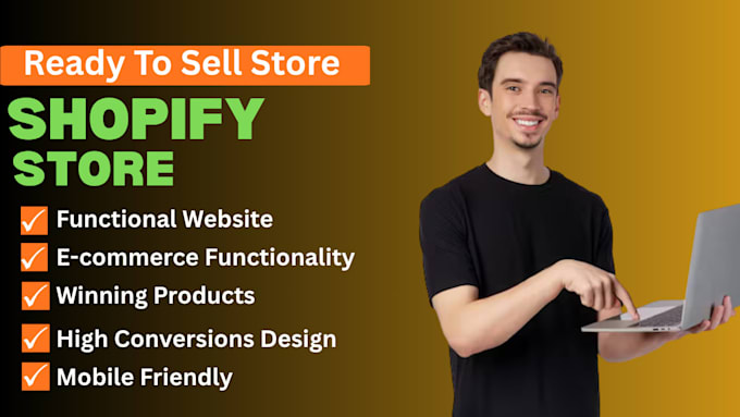 design and develop shopify store, shopify dropshipping store
