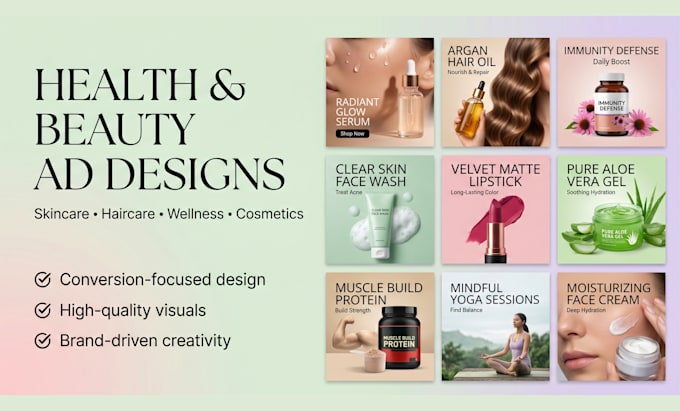 design high converting facebook ads, instagram posts meta ad creatives