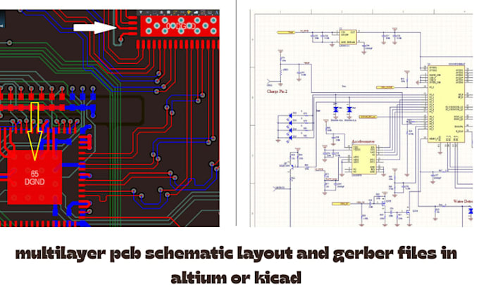 Gerber Layout Design multilayer pcb schematic layout and gerber files in altium or ...