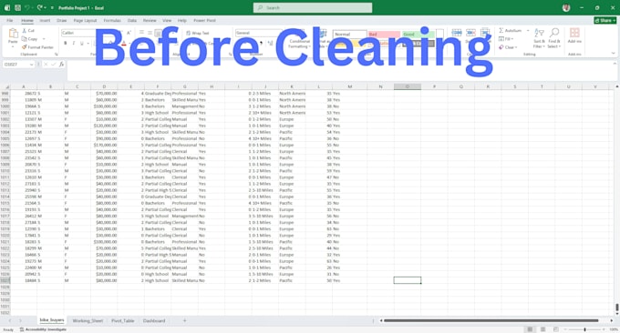 do data cleaning, sql data cleaning, excel data cleaning