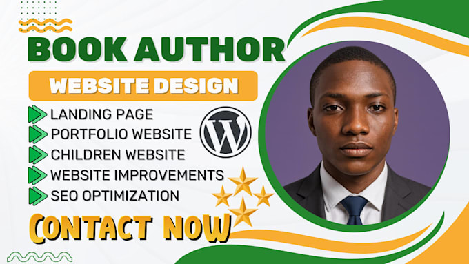 design author website ebook website author landing page book author website