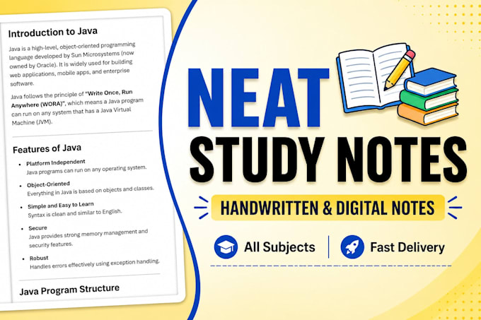 create neat notes, convert notes to PDF, or type assignments