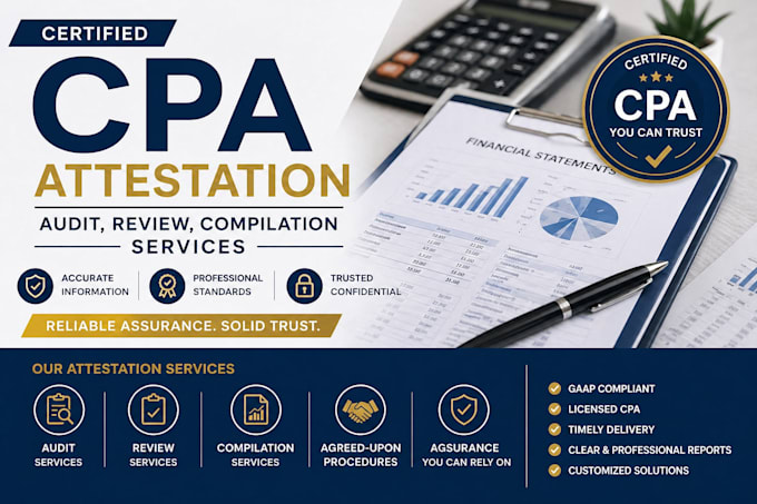 certified CPA attestation audit  review compilation services