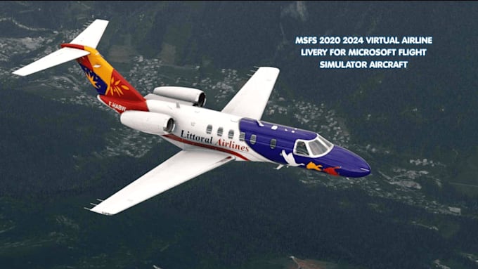 msfs 2020 2024 virtual airline livery for microsoft flight simulator aircraft