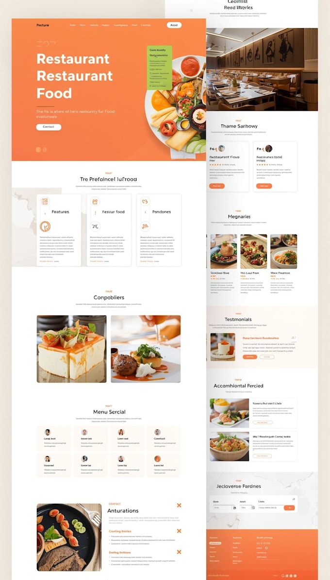 build a restaurant or cafe website with a menu and whatsapp ordering
