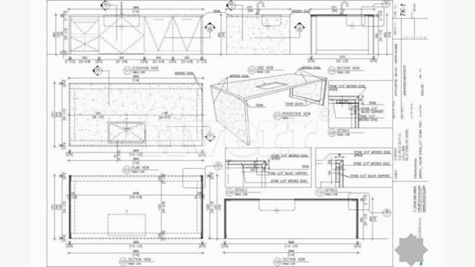 do 3d furniture technical concept, woodworking cad, 3d furniture drawing