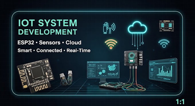develop iot systems with esp32, sensors, and cloud integration