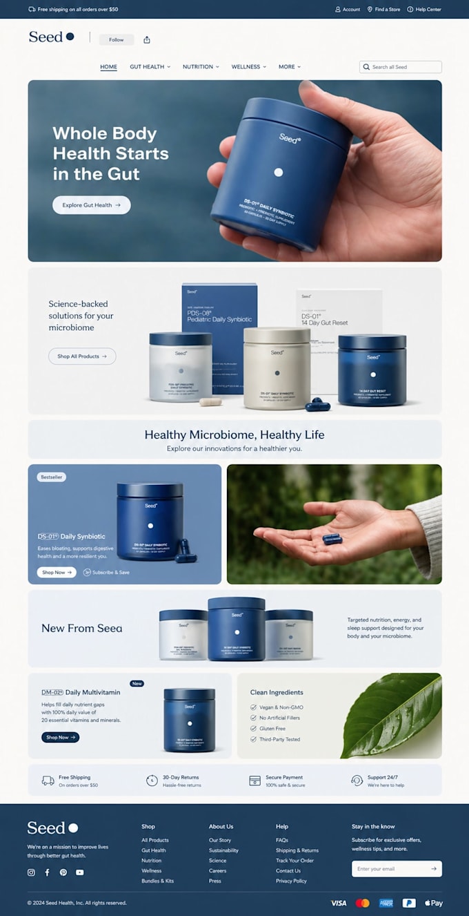 create a high converting ecommerce and shopify website UI UX
