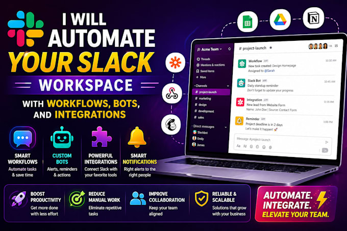 automate your slack workspace with workflows, bots, and  integrations