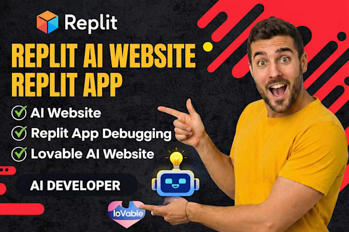 do replit ai website replit app debuging lovable ai website ai developer