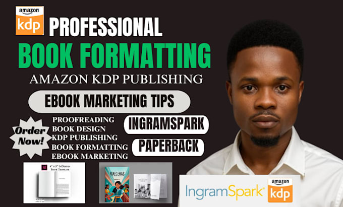 do amazon kdp formatting and proofreading book publishing on amazon, ingramspark