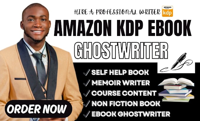 be non fiction ebook ghostwriter course content writer self help ebook editing