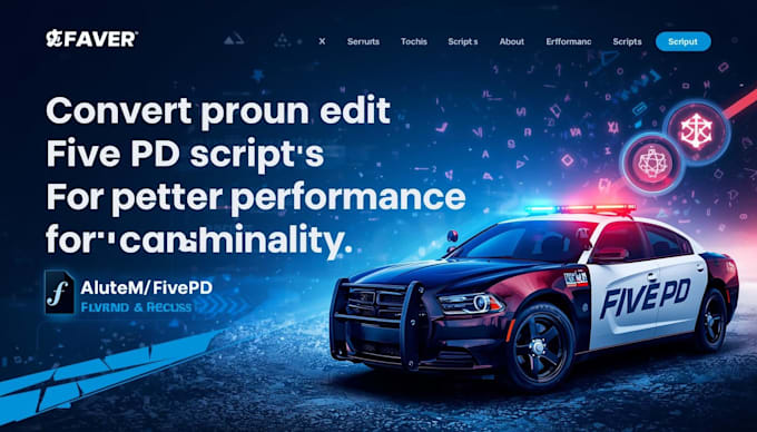 convert fivepd scripts for better performance and functionality