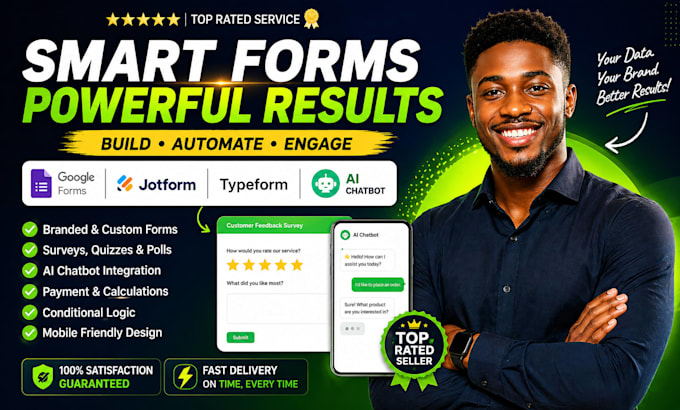 Create branded google form jotform ai chatbot typeform online form quiz ...