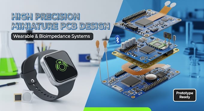 design high precision miniature pcb for wearable and biompedance systems