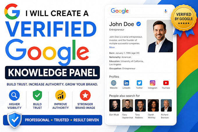 create a verified google knowledge panel